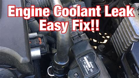 Got a coolant leak in my 2014 Chevy Cruze